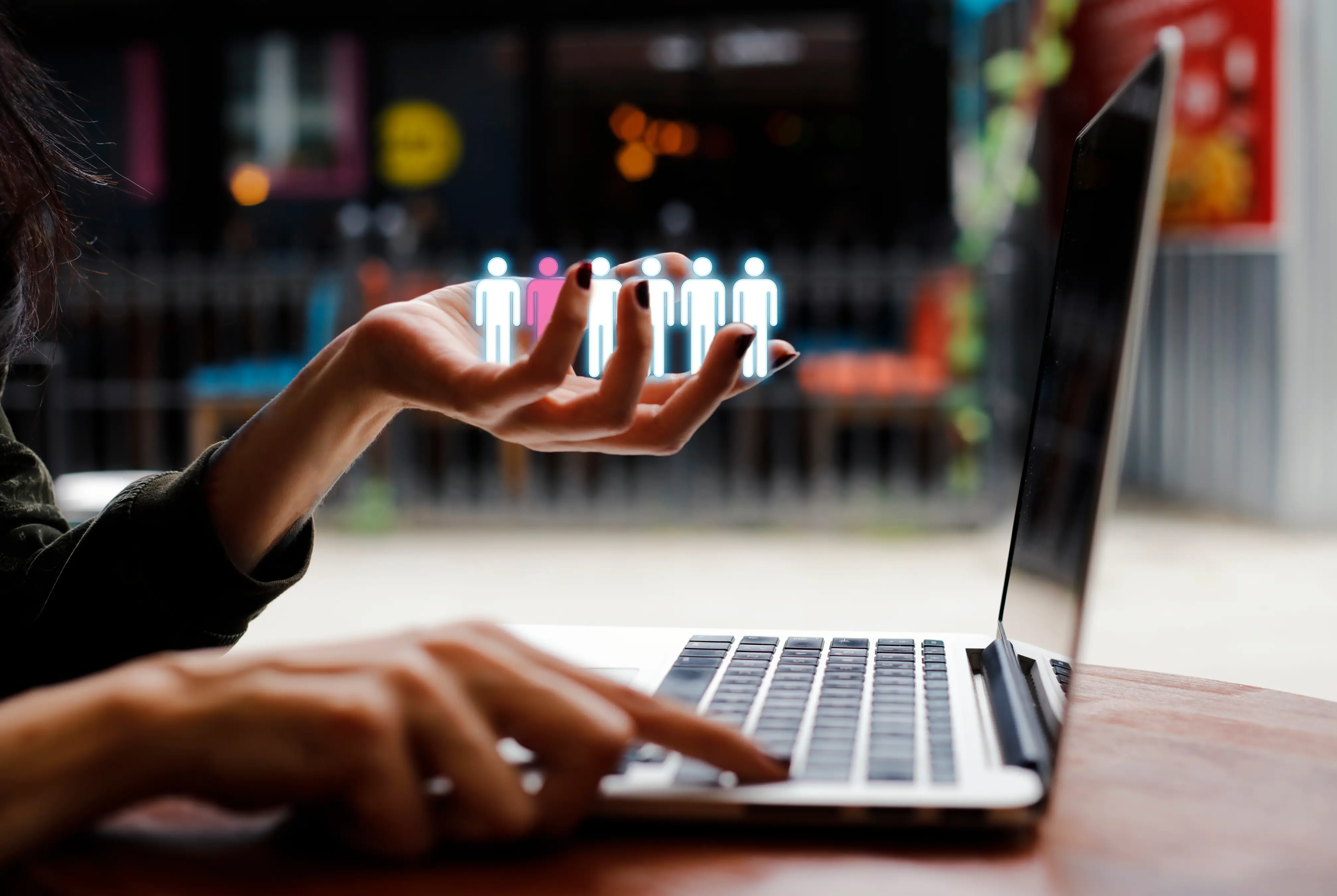 Team reviewing plans around a table